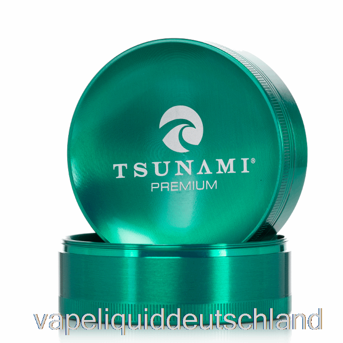 Tsunami 2,95 Zoll 4-teiliger Versenkter Top-Grinder Grün (75 Mm) Vape-Flüssigkeit